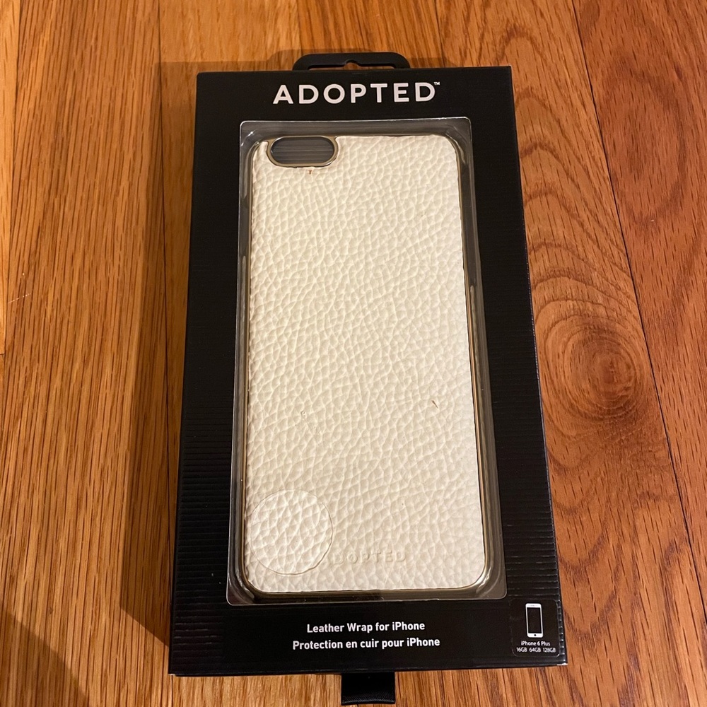 Leather iPhone 6+ case